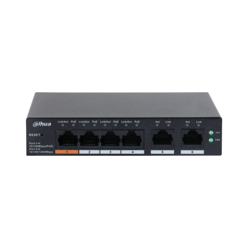 DAHUA 6-Port Cloud Managed Desktop Switch with 4-Port PoE cs4006-4et-60_3